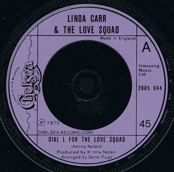 Linda Carr & The Love Squad : Dial L For The Love Squad (7")