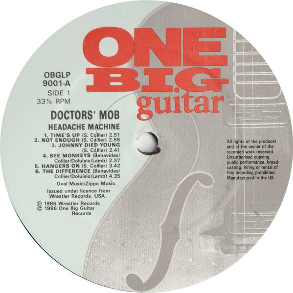 Doctors' Mob : Headache Machine (LP, Album)