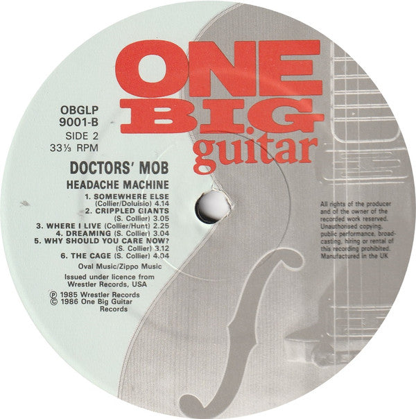 Doctors' Mob : Headache Machine (LP, Album)