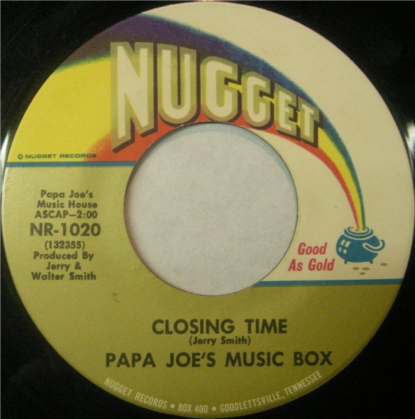 Papa Joe's Music Box : Closing Time / Speakeasy (1929) (7", Single)