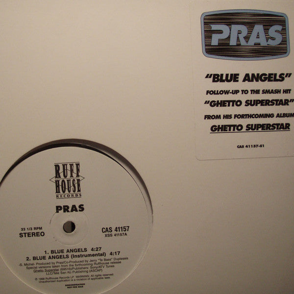 Pras Michel : Blue Angels (12", Promo)
