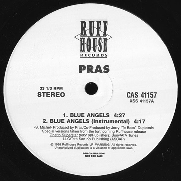 Pras Michel : Blue Angels (12", Promo)