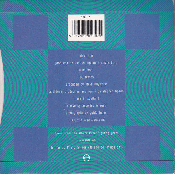 Simple Minds : Kick It In (7", Single, Inj)