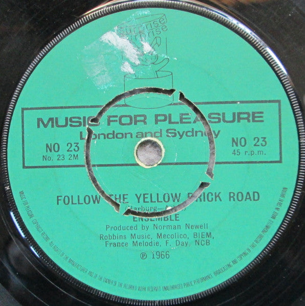 Roberta Rex, Ken Barrie & Ensemble (16) : We're Off To See The Wizard / Follow The Yellow Brick Road (7", Gre)