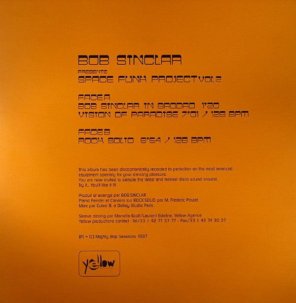 Bob Sinclar : Space Funk Project Vol 2 (12")