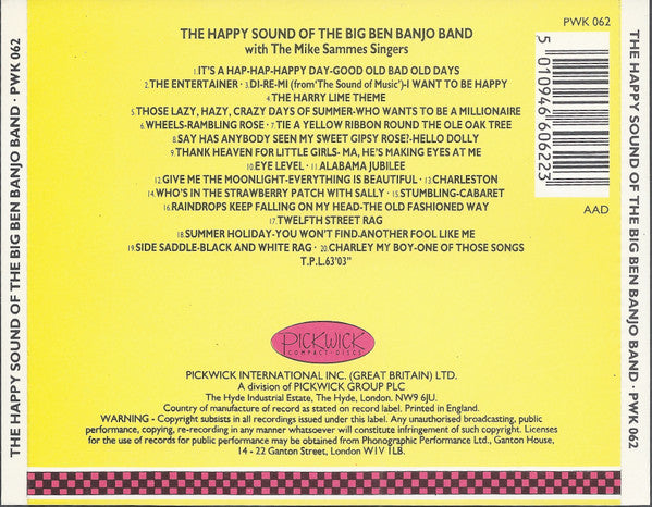 The Big Ben Banjo Band With Mike Sammes Singers : The Happy Sound Of The Big Ben Banjo Band (CD, Album)