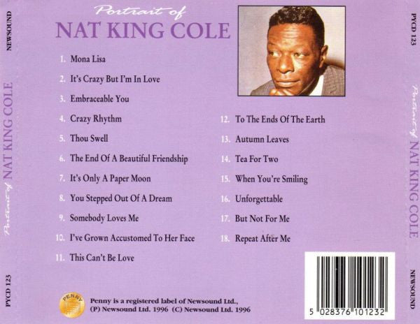 Nat King Cole : Portrait Of Nat King Cole (CD, Comp)