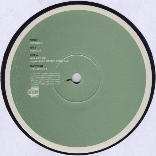 Charlotte : Someday (12", Promo)