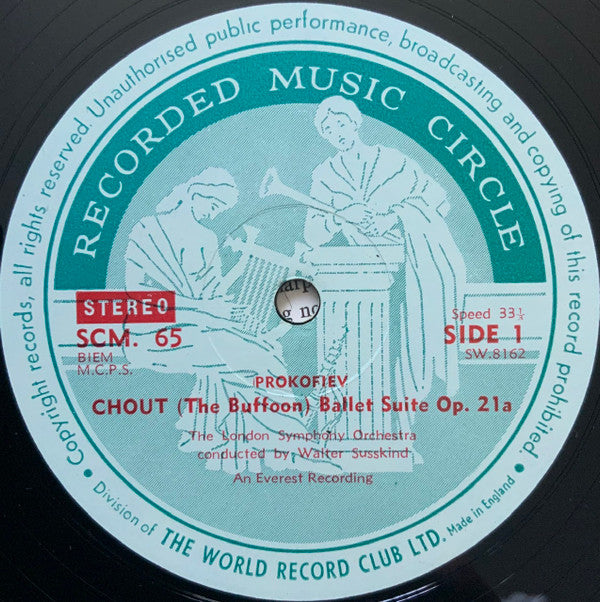 Sergei Prokofiev, London Symphony Orchestra Conducted By Walter Susskind : Chout ("The Clown") Ballet Suite, Op. 21a (LP)