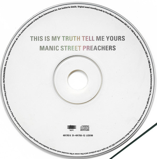 Manic Street Preachers : This Is My Truth Tell Me Yours (CD, Album)