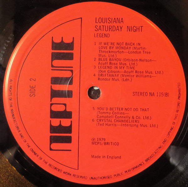 Legend (11) : Louisiana Saturday Night (LP, Album)