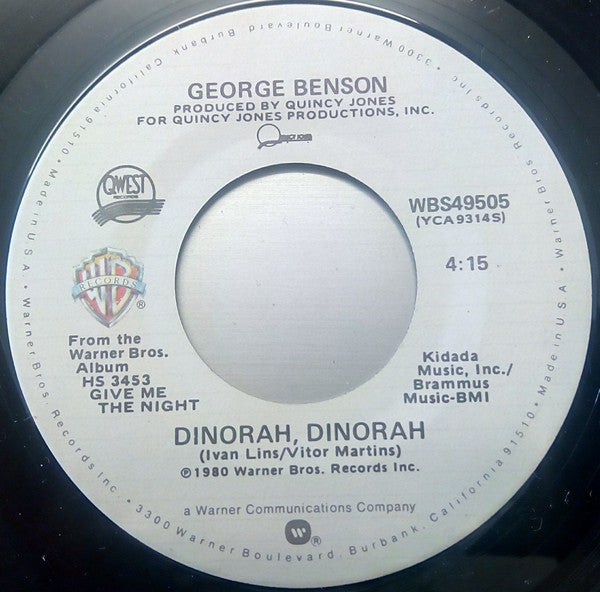 George Benson : Give Me The Night (7", Single, Spe)