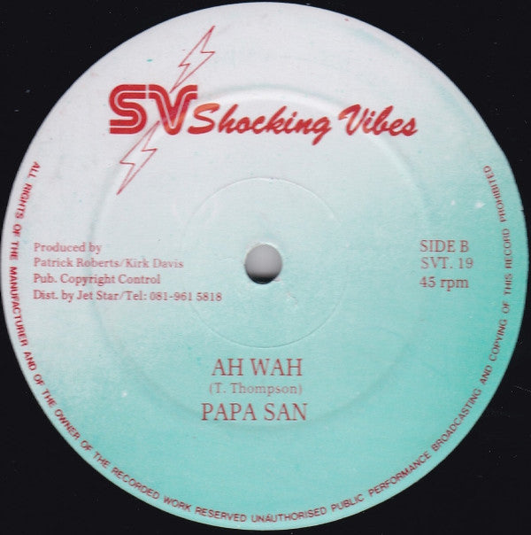 Chrome Nine / Papa San : Resurrection / Ah Wah (12")