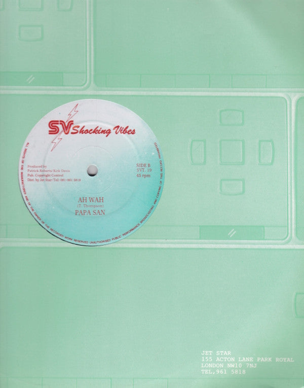 Chrome Nine / Papa San : Resurrection / Ah Wah (12")