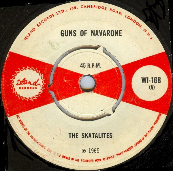 The Skatalites : Guns Of Navarone  (7", Single, 3-P)