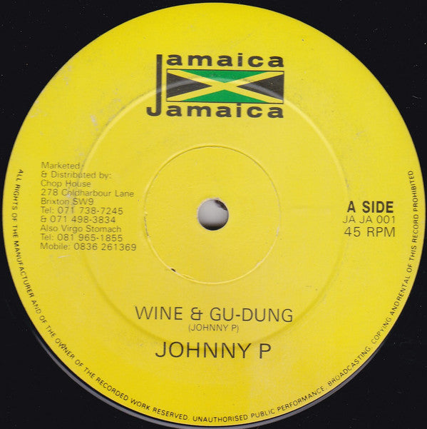 Johnny P : Wine & Gu-Dung (12")