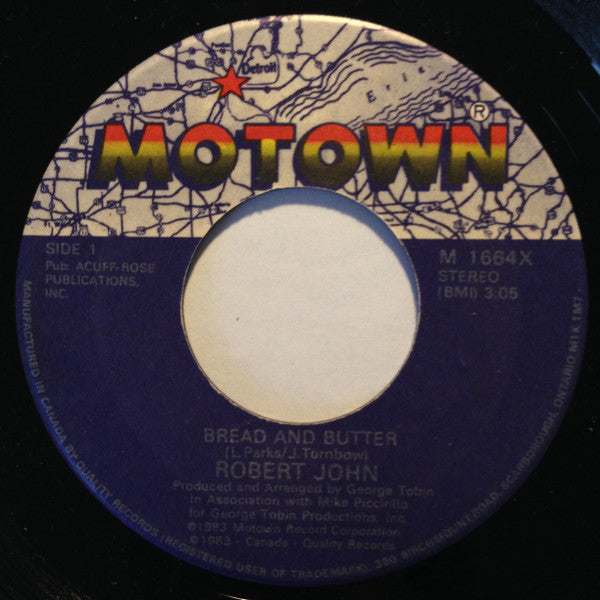 Robert John : Bread And Butter (7", Single)
