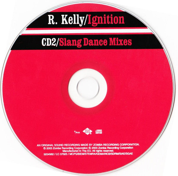 R. Kelly : Ignition (Slang Dance Mixes) (CD, Maxi, CD2)