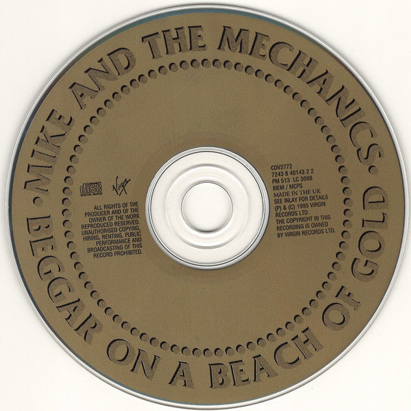 Mike & The Mechanics : Beggar On A Beach Of Gold (CD, Album)