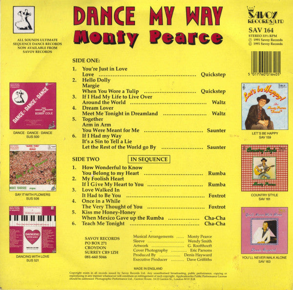 Monty Pearce : Dance My Way (LP)