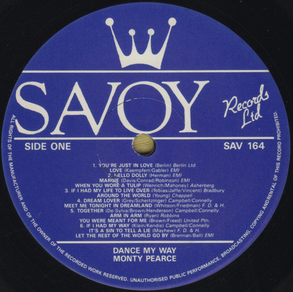 Monty Pearce : Dance My Way (LP)