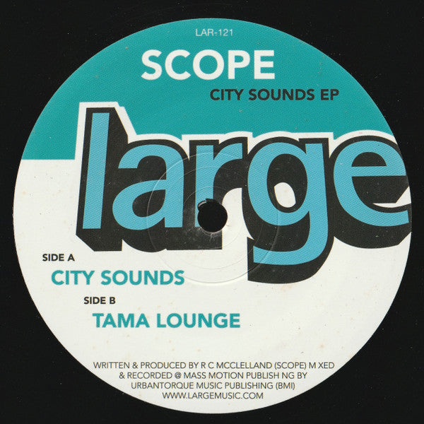 Scope (12) : City Sounds EP (12", EP)