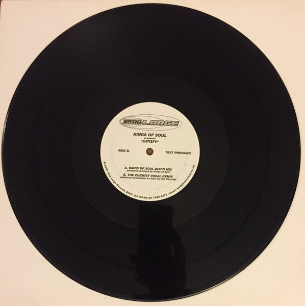 Kings Of Soul : Satisfy (12", TP)