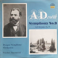 Antonín Dvořák, The Prague Symphony Orchestra, Václav Smetáček : Symphony No. 3 In E Flat Major, Op. 10 (LP)