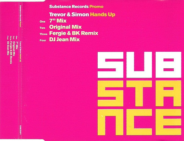 Trevor & Simon : Hands Up (CD, Single, Promo)