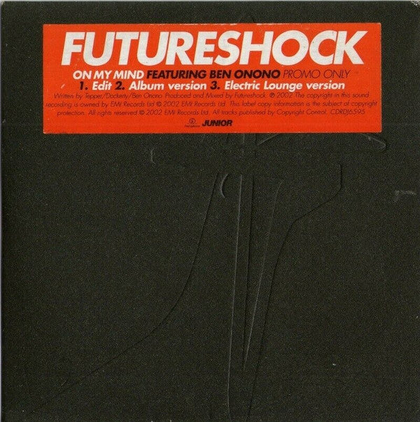 Futureshock : On My Mind (CD, Maxi, Promo)
