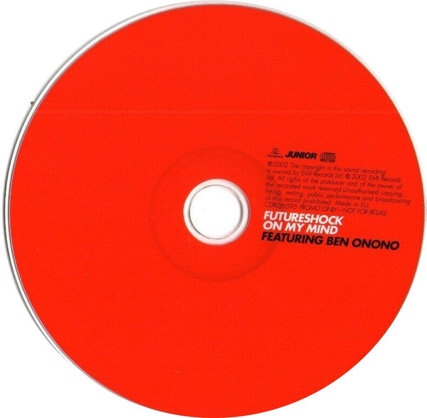 Futureshock : On My Mind (CD, Maxi, Promo)