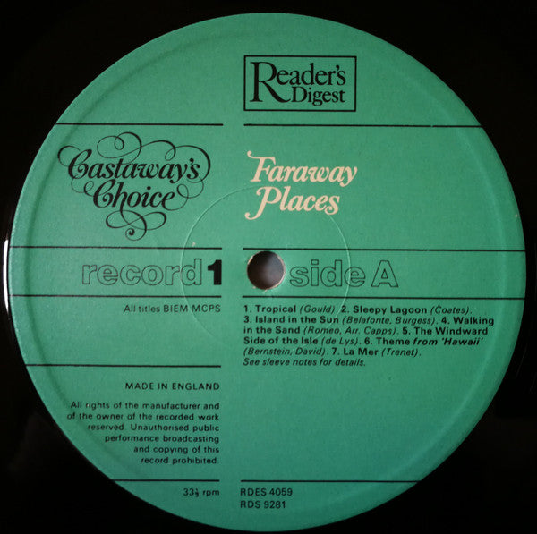 Various : Castaway's Choice (8xLP, Comp + Box)