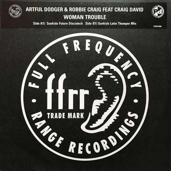 Artful Dodger & Robbie Craig Feat. Craig David : Woman Trouble (12", Promo)