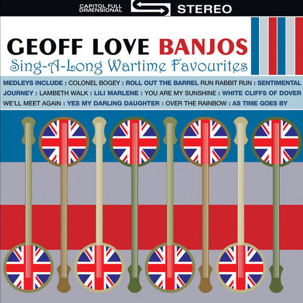 The Geoff Love Banjos : 50 Sing-A-Long Wartime Favourites (CD, Album, RE)