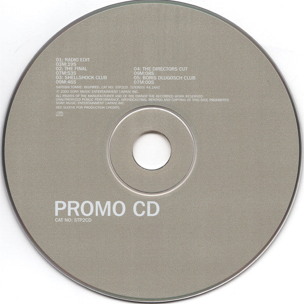 Satoshi Tomiie Featuring Diane Charlemagne : Inspired (CD, Maxi, Promo)