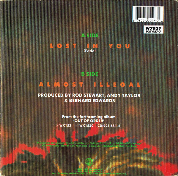 Rod Stewart : Lost In You (7", Single)