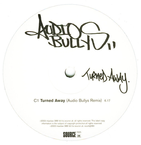 Audio Bullys : The Things / Turned Away (2x12")