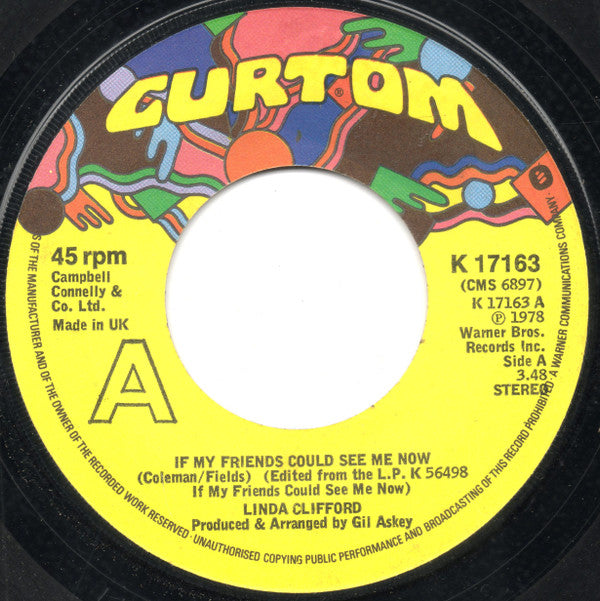 Linda Clifford : If My Friends Could See Me Now (7", Single, Lar)