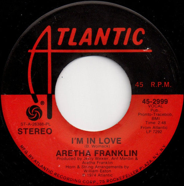 Aretha Franklin : I'm In Love (7", PL)