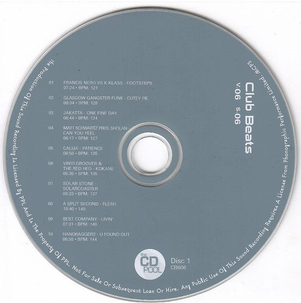 Various : Club Beats (Series 6 Volume 6) (2xCD, Comp, Promo)