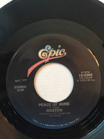 Boston : Don't Look Back / Peace Of Mind (7", Single, RE)