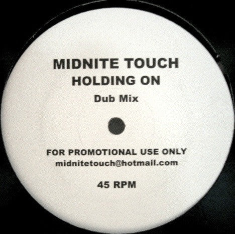 Midnite Touch : Holding On (12", Promo)