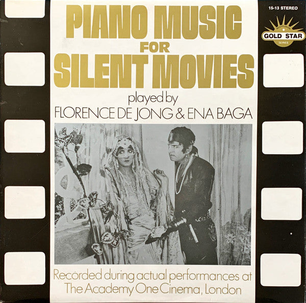 Florence De Jong & Ena Baga : Piano Music For Silent Movies (LP)