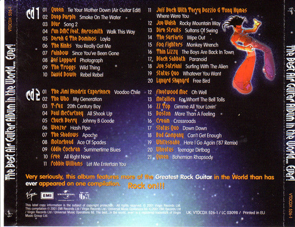 Various : The Best Air Guitar Album In The World... Ever! (2xCD, Comp)