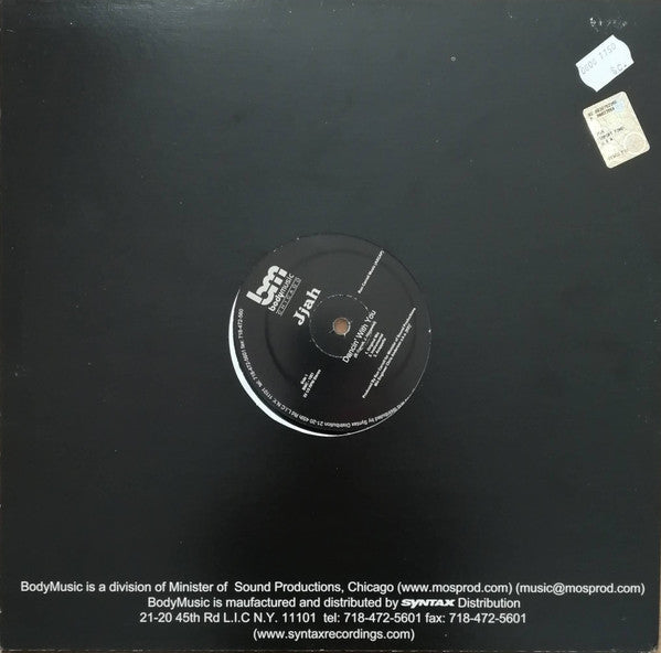 Jjah vs. Ron Carroll : Dancin' With You (12")