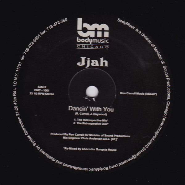 Jjah vs. Ron Carroll : Dancin' With You (12")