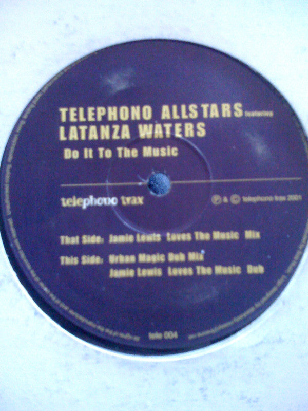 Telephono Allstars Featuring Latanza Waters : Do It To The Music (12", W/Lbl)