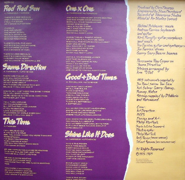 INXS : Listen Like Thieves (LP, Album)