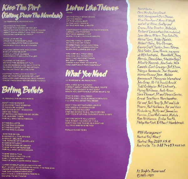 INXS : Listen Like Thieves (LP, Album)