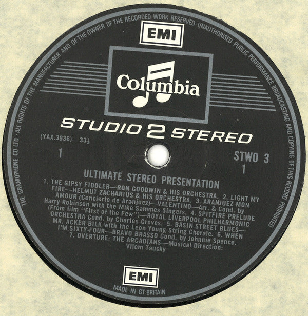 Various : Ultimate Stereo Presentation (LP, Comp, Smplr)